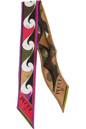 Puccini Rombi-print silk scarf