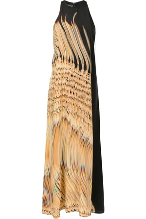 Lenny Niemeyer Warped-print racerback maxi dress
