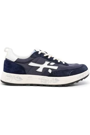 Premiata Logo-appliqu?? low-top sneakers