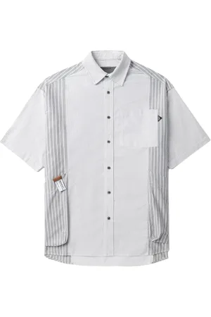Musium Div. Striped cotton shirt