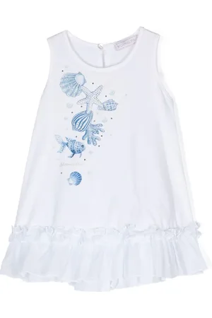 MONNALISA Graphic-print cotton top