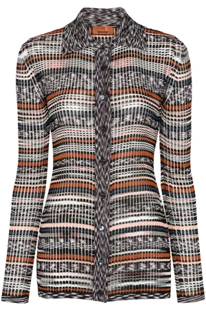 Missoni Intarsia-knit striped shirt