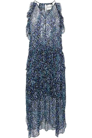 Isabel Marant Fadelo abstract-print dress