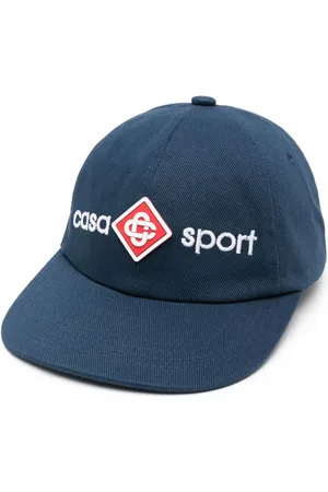 Casablanca Logo-embroidered cotton cap