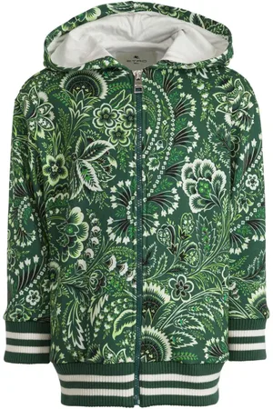 Etro Paisley-print zip-up hoodie