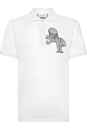 Philipp Plein Wire Frame crystal-embellished polo shirt