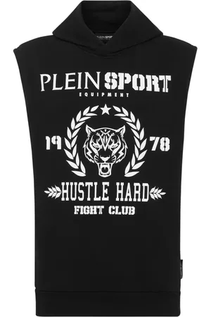 Philipp Plein Tiger-print sleeveless sweatshirt