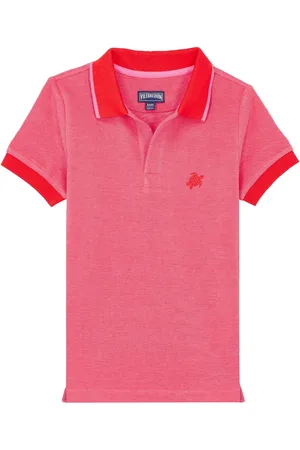 Vilebrequin Logo-embroidered cotton polo shirt