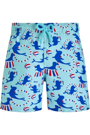 Vilebrequin Jim graphic-print swim trunks