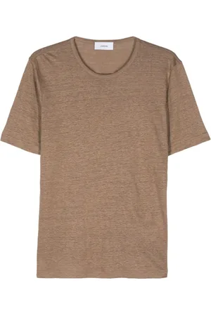 LARDINI M??lange linen T-shirt