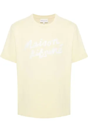 Maison Kitsuné Handwriting-print cotton T-shirt