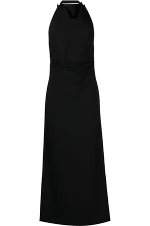 RACHEL GILBERT Reina halterneck open-back gown