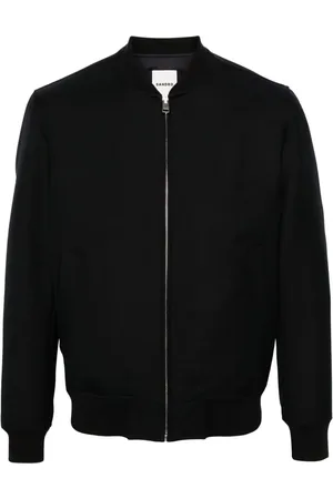 Sandro Long-sleeve twill bomber jacket