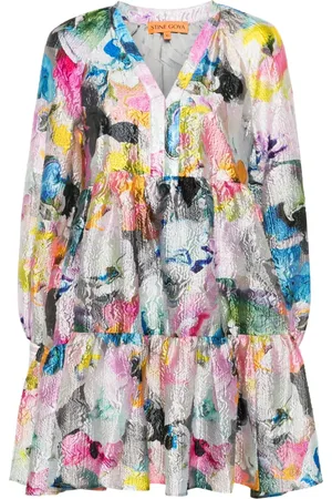 STINE GOYA Sgjasmine cloqué mini dress