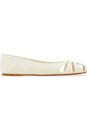 Salvatore Ferragamo Gancini ornament flat ballerina shoes