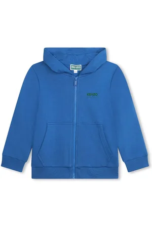 Kenzo Logo-print zip-up hoodie