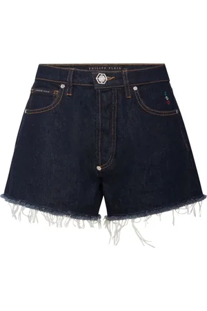 Philipp Plein Denim Hot pants shorts