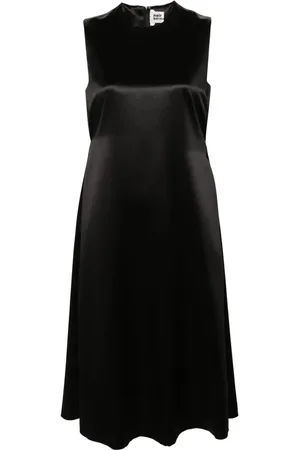 NOIR KEI NINOMIYA Sleeveless silk-blend midi dress