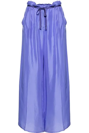 FORTE FORTE Wide-leg silk trousers