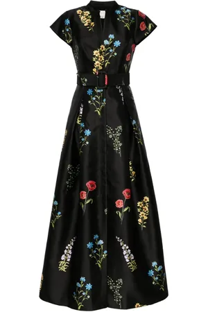 Sachin & Babi Marta floral-print gown