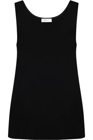 ROSETTA GETTY Scoop-neck vest top