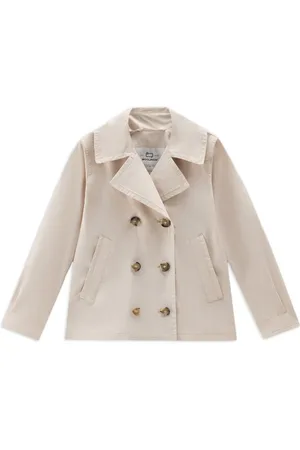 Woolrich Summer double-breasted peacoat