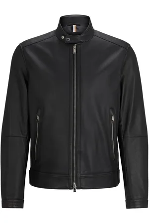 Hugo boss best sale nocan leather jacket