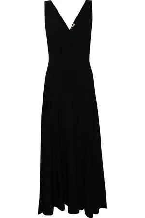 Twin-Set Knitted pleated maxi dress