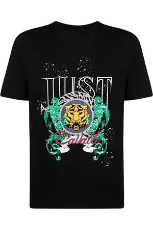 Roberto Cavalli Logo-print cotton T-shirt