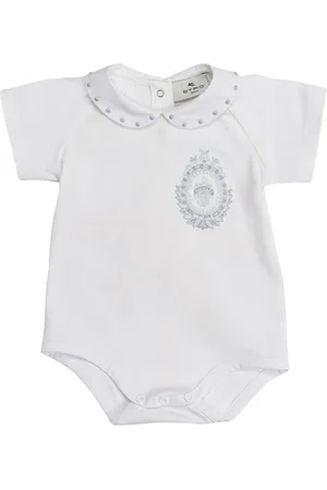 Etro Coat of Arms-embroidered bodysuit