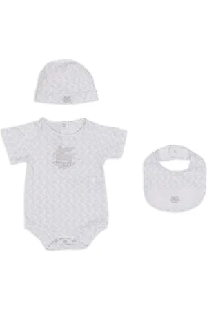 Etro Paisley-print jersey babygrow (set of three)