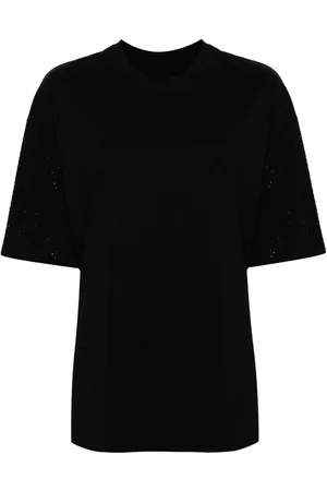 JNBY Stud-embellished cotton T-shirt