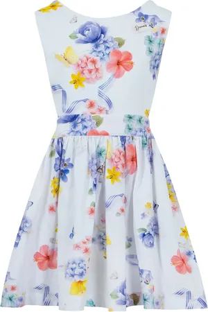 Lapin House Floral-print midi dress