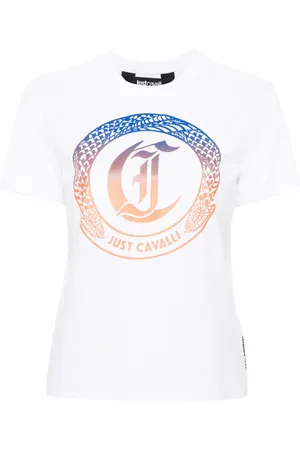 Roberto Cavalli Logo-print cotton T-shirt