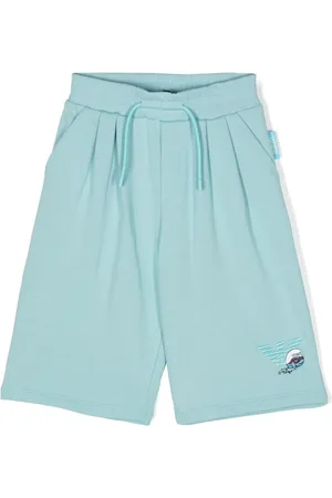 Emporio Armani X Smurfs cotton shorts