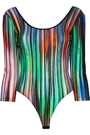 Roberto Cavalli Ikat-print bodysuit