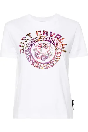 Roberto Cavalli Logo-print cotton T-shirt