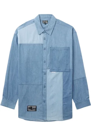 Izzue Patchwork cotton shirt