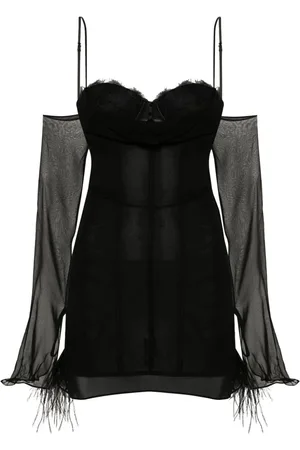 Retrofete Colette layered-design dress