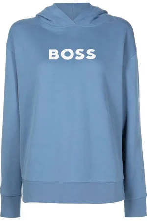 HUGO BOSS Logo-print cotton hoodie