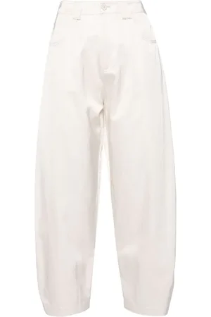 Pinko Satin-finish loose-leg trousers