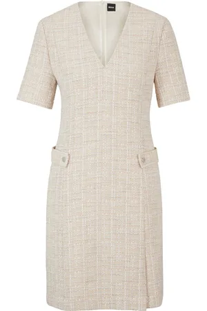HUGO BOSS Tweed mini dress