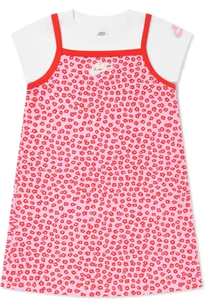 Nike Floral-print jersey dress set