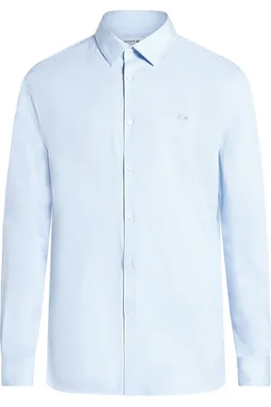 Lacoste Logo-appliqu?? striped shirt