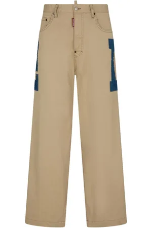 Dsquared2 Logo-appliqu?? straight-leg trousers