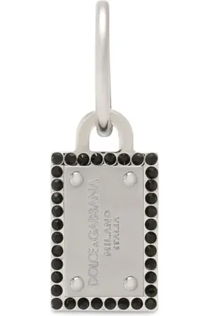 Dolce & Gabbana Logo-tag hoop earring