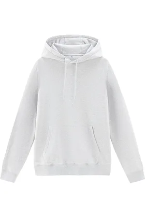 Woolrich Logo-embroidered cotton hoodie
