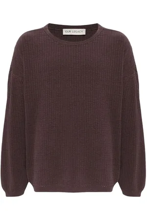 OUR LEGACY Textured-finish crew-neck sweatshirt