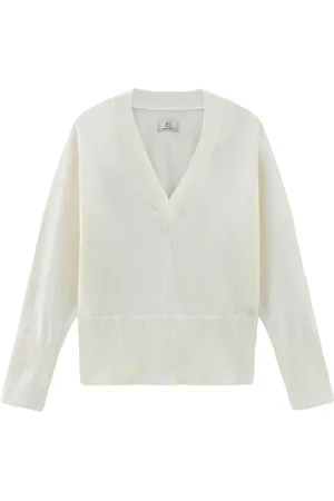 Woolrich V-neck cotton-cashmere jumper