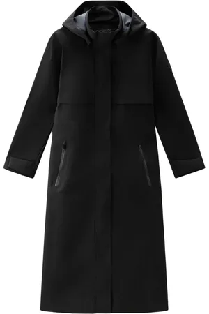 Woolrich Single-breasted hooded parka coat